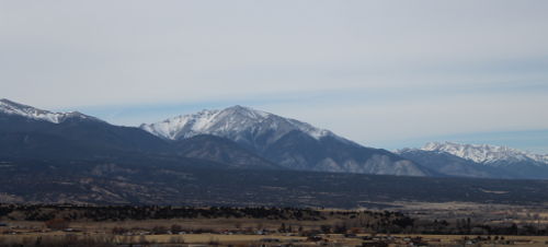 Sawatch Range in Winter